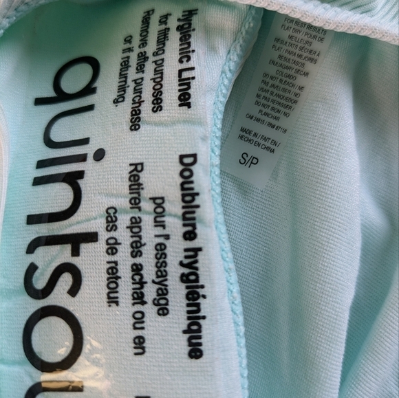 NWT Ribbed Bikini Bottoms QUINTSOUL Mid  Rise Medium Coverage - Picture 4 of 6